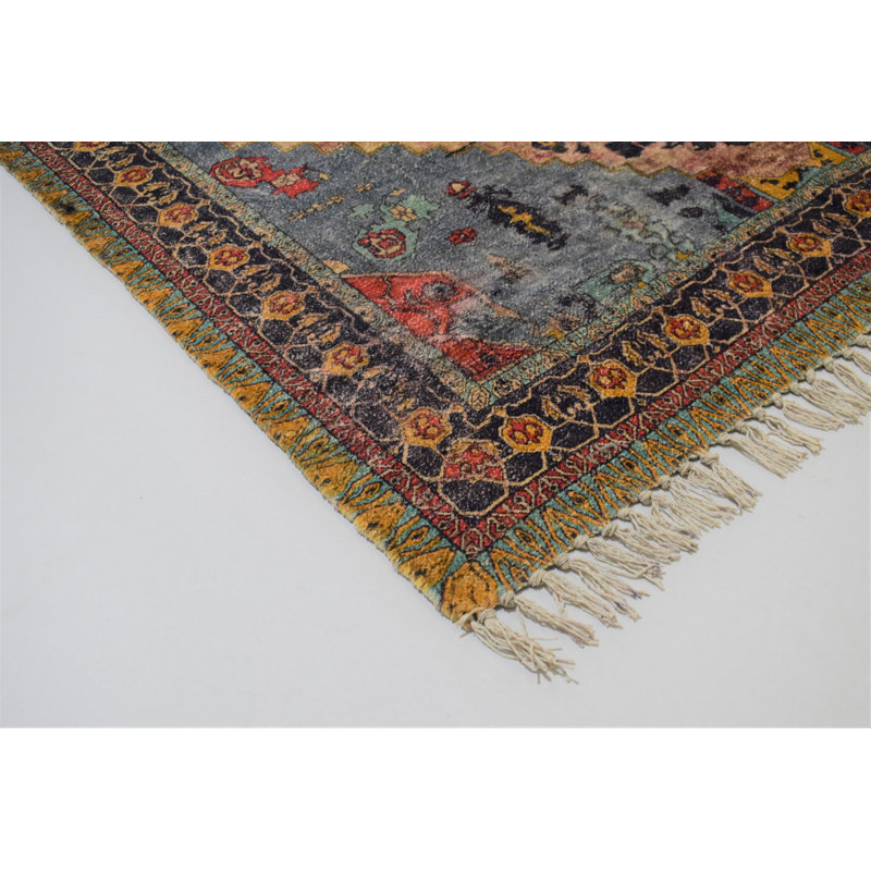 Aleyiah Oriental Hand Woven 120cm X 180cm Area Rug