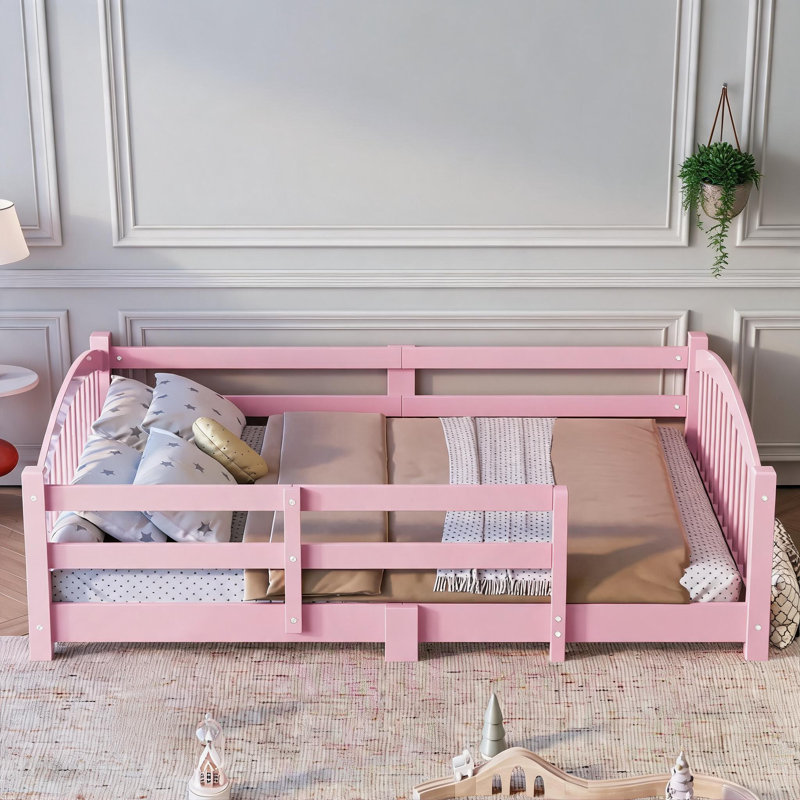 Lit de plancher bas pour lit d'enfant en bas âge Montessori