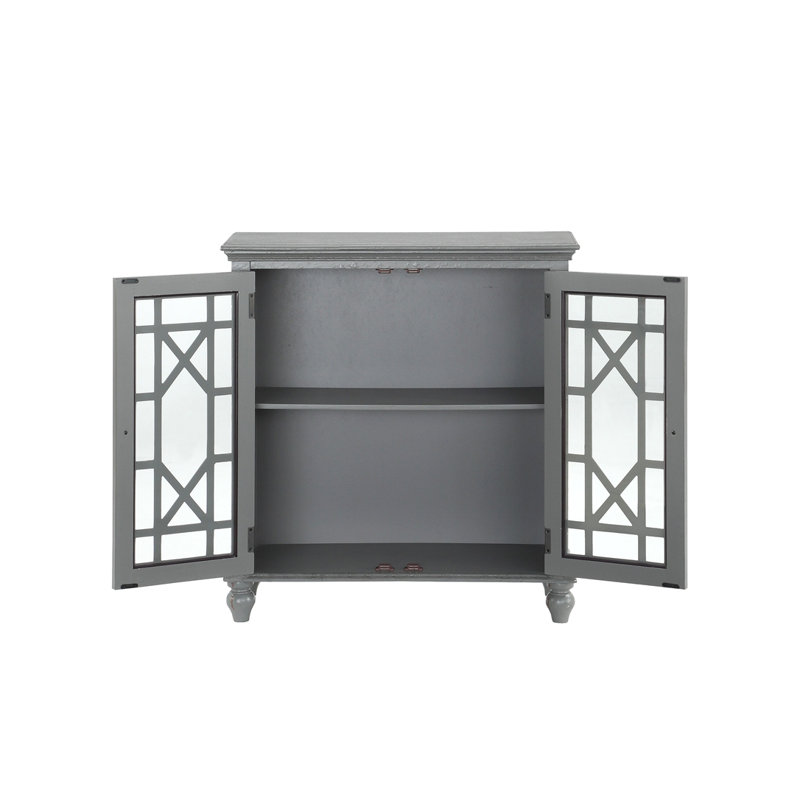Meuble de rangement classique gris antique antique 1Pc