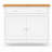 Pine Wood Sideboard & Buffet: 43.89" Wide with 2 Doors and 1 Drawer - Enhance Your Space-1858885310