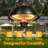 1,500-Watt Outdoor Ceiling Mount Hanging Patio Heater with 3 Heat Settings
