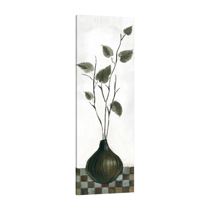 «Zen Panel IV on White» par Silvia Vassileva, reproduction sur toile tendue, H 54 po x l 54 po x P 1,5 po