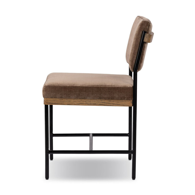 Benton Leather Dining Chair, Brown