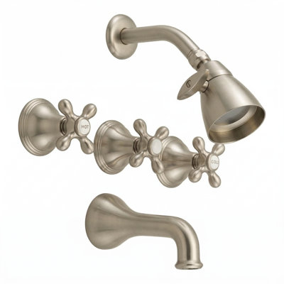 Ensemble de douche et baignoire encastrée St. Lawrence