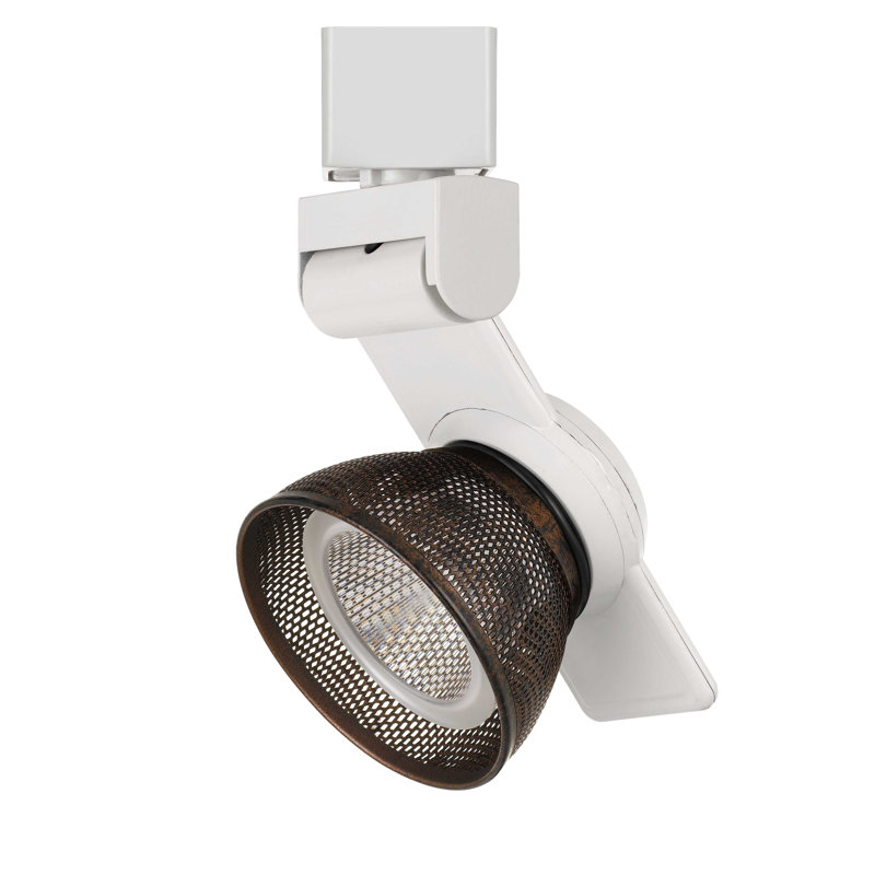 Tête de luminaire de rail del, Rouille, Blanc