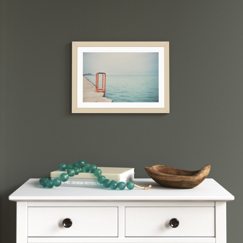 The Orange Steps by Laura Evans, Brown, 30" H x 41" W