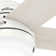 52" Exton 5 - Blade Wi-Fi LED Standard Smart Ceiling Fan with Remote Control and Light Kit Included