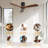 AuraVista 52 in. Flush Mount Ceiling Fan with Reversible DC Motor and Remote Control-100022632