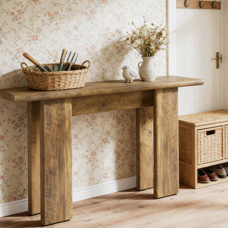 Rustic Style Couch Table,Console Table,Hallway Stand