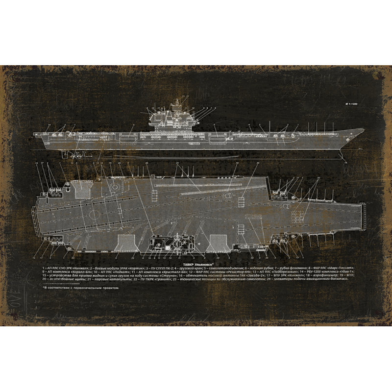 Old Drawing 1 - Wrapped Canvas Print, 51cm H x 76cm W x 3.8cm D