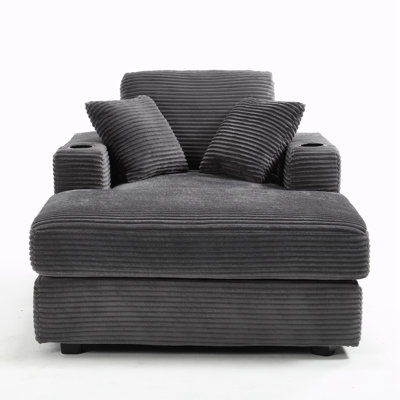 Upholstered Chaise Lounge Sofa