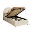 3FT Upholstered Single Bed with Hydraulic Storage,Slatted Frame, Easy Assembly-129026585