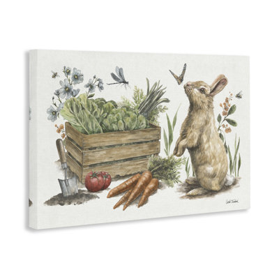 «Gardening Bunny Scene» par Leslie Trimbach