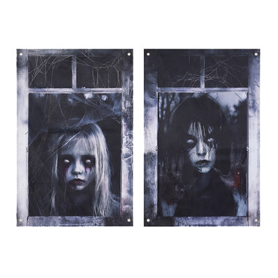 Halloween Ghost Window Cover