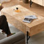 Table basse en bois massif de style rétro