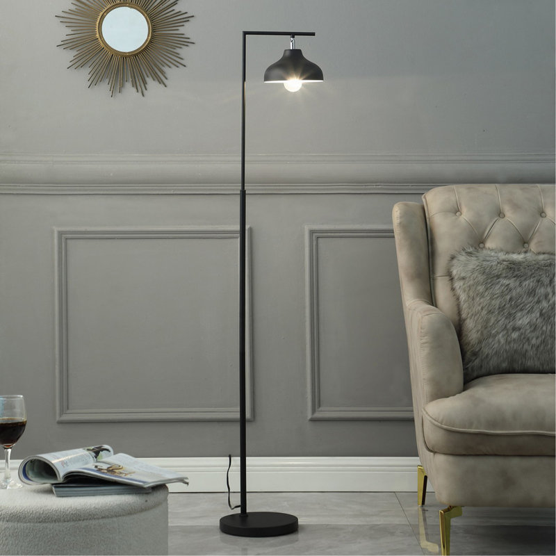 Lampe sur pied de style campagnard en métal 63,25 po