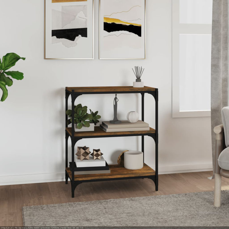 Casebier 70.5cm H Standard Bookcase, Yellow, 70.5cm H x 60cm W x 33cm D