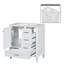 Ensemble de meuble-lavabo moderne de 30 po avec lavabo, porte à fermeture douce et 3 tiroirs-2009856836