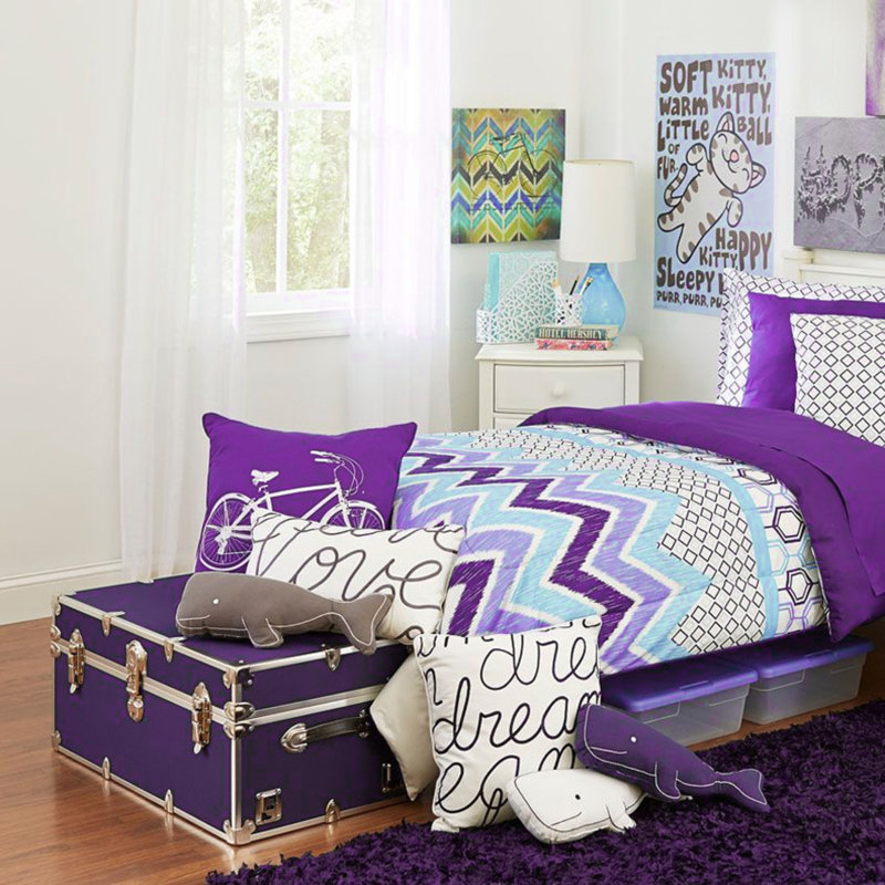 Grand coffre de rangement Rhino, Mauve