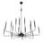 Okeefe 16 - Light Iron Dimmable Chandelier