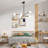 Loetta 6 - Light LED Sphere Chandelier