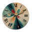 Horloge murale en bois massif Tevy-317591589