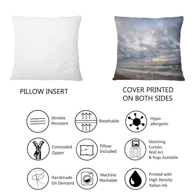 Coussin Pastek Sunset Sky Over Calm Sea II