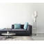173cm Satin Steel Traditional Floor Lamp