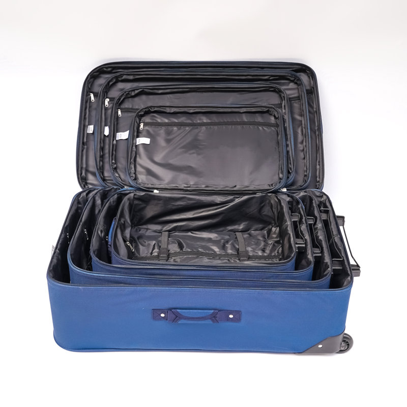 (20+24+28+32) 4-Piece Suitcase, Suitcase Blue