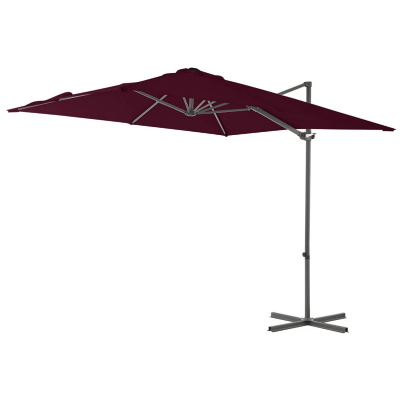 Jaxton 250cm Cantilever Parasol, Red