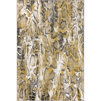 Aideen Modern Snake Patterned Area Rug