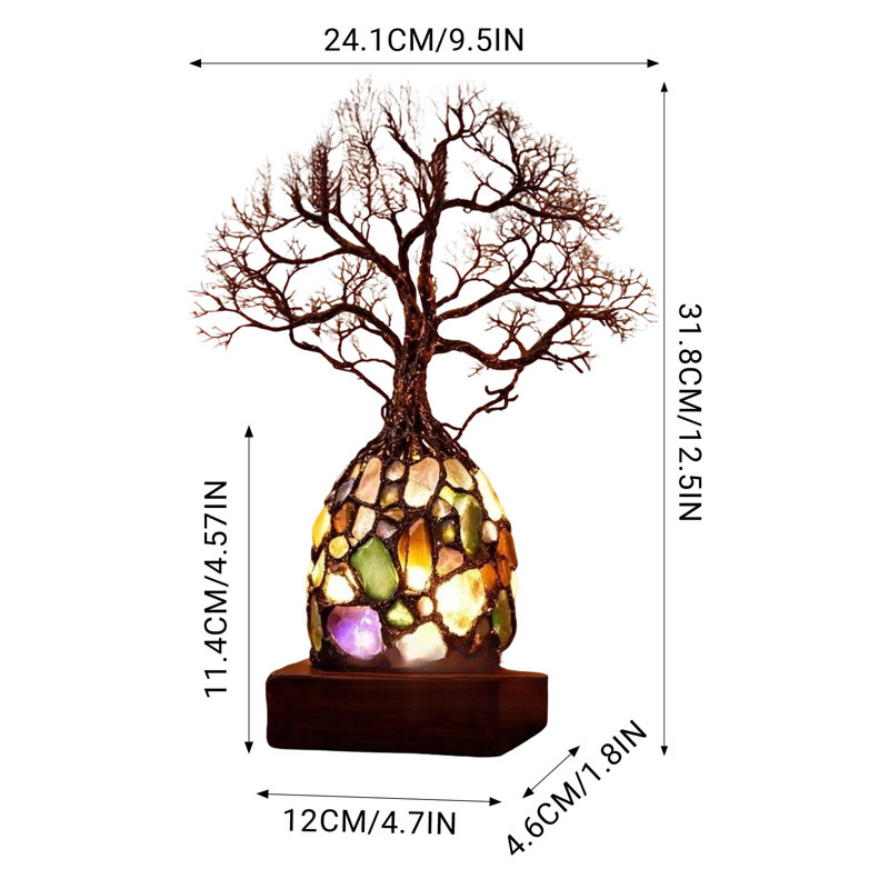 Stunning Crystal Tree Lamp