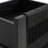 Cord End Table with Storage Drawer and Open Shelf Nightstand for Living Room, Bedroom-1099541400