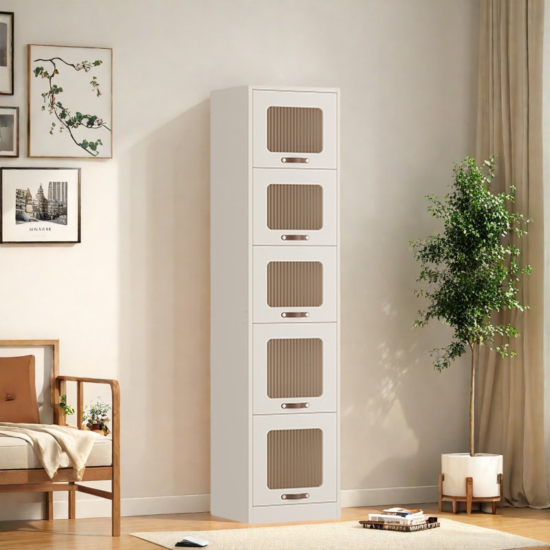 Rabehi, Blanc, (5 tablettes) H 66,1 po x l 15,7 po x P 13,7 po