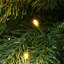 Sapin de Noël artificiel vert réaliste de 1,83 m (6 pi), pré-illuminé et très fourni, avec support en métal