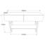 Locelso 75.7cm Console Table