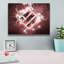 «Crypto Eclipse Binance Bnb», art mural sur toile, 34 po x 26 po-22256686