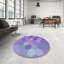 Tapis mauve / turquoise Erving-365835331
