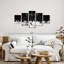 «Berlin City Berlin Skyline BW» par Artful Cityscapes - 5 pièces sur toile tendue-616051640
