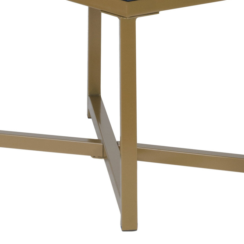 Banc rembourré Hoffenden, Bleu marine foncé