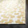 Geometric Hand Hooked Ivory/Gold Indoor/Outdoor Rug