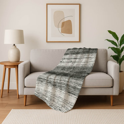 Jeté à rayures Addison Sherpa ASB859