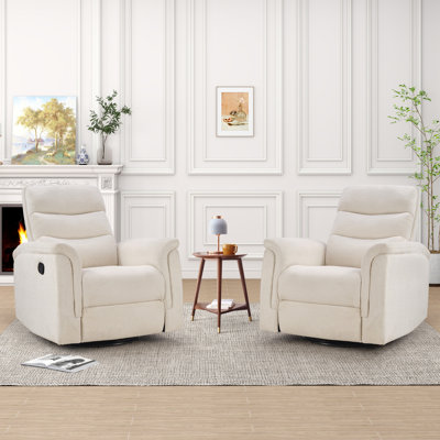 Fauteuil inclinable manuel rembourré 34,6 po
