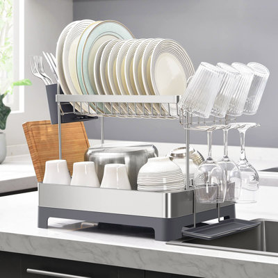 Laurena Stainless Steel Dish Rack