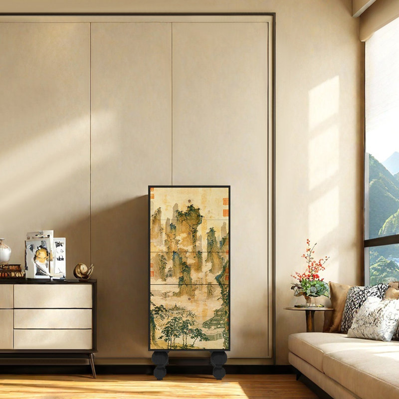Armoire décorative avancée pour le salon