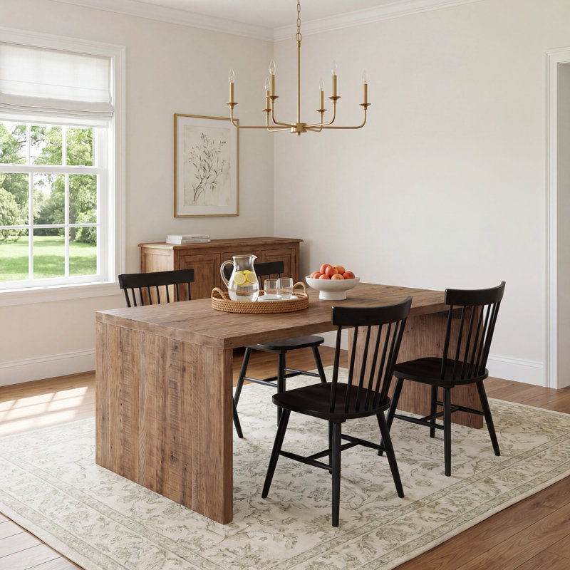 Evers Pine Wood Dining Table