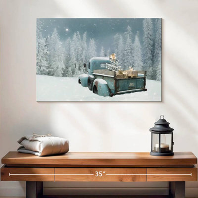 Camion bleu «Be The Light»