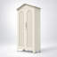 Armoire de rangement d'outils haute en métal avec panneau perforé et tablettes