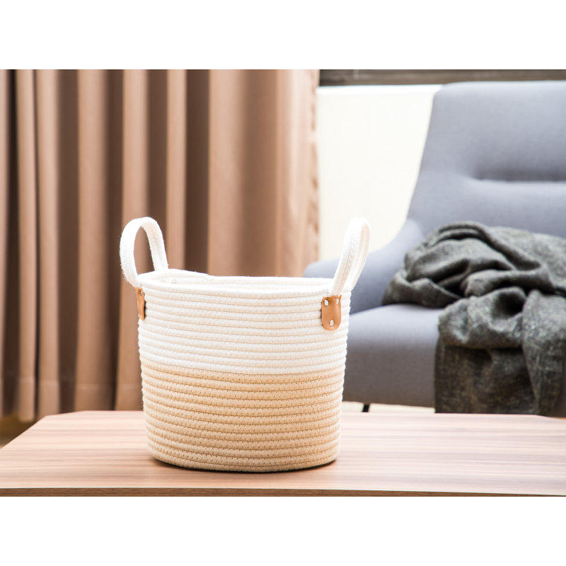 Petit panier en tissu, Beige