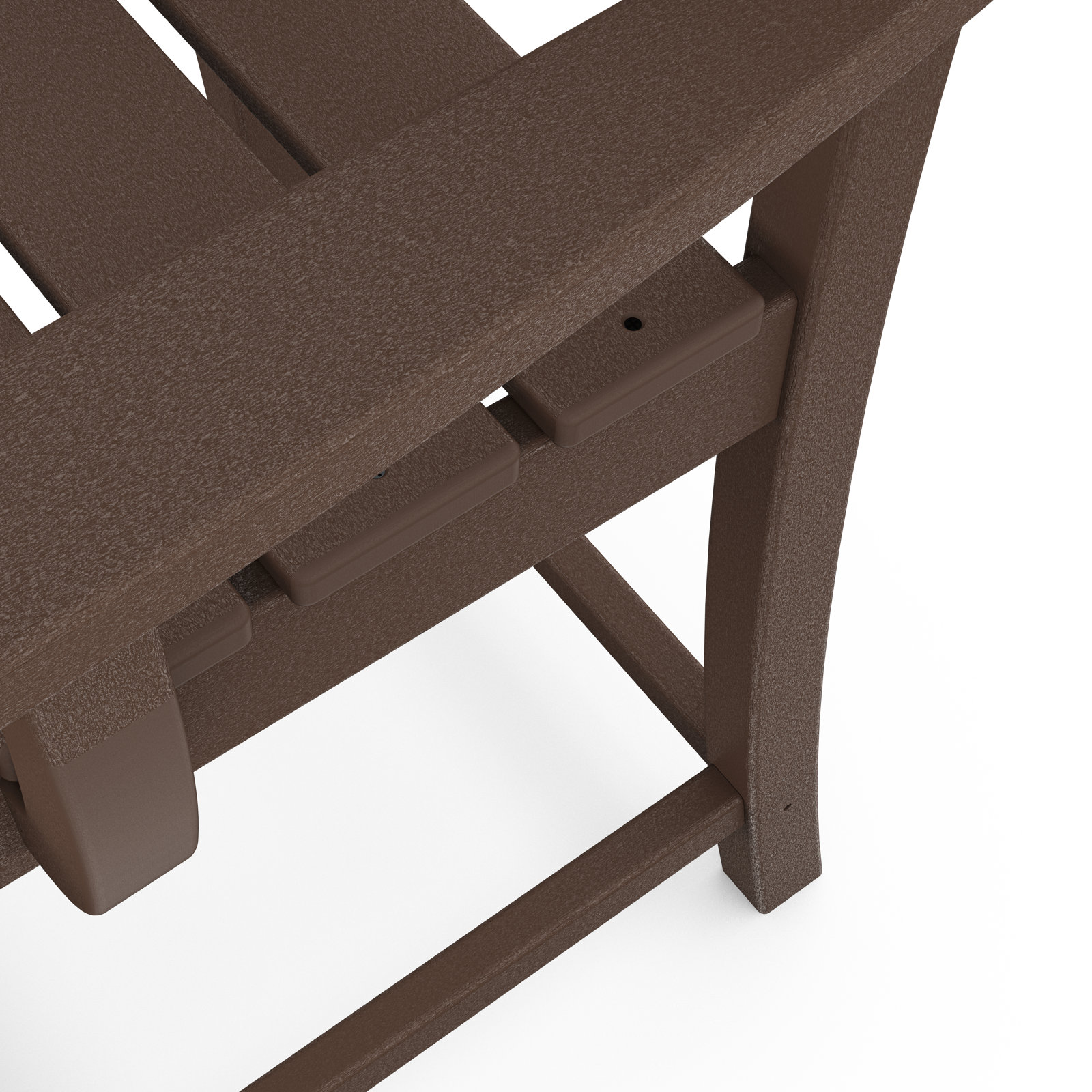 POLYWOOD® Lakeside Counter Patio Bar Stool, Mahogany